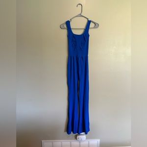 Free People Movement Flare Royal Blue Onesie XS/S NWOT